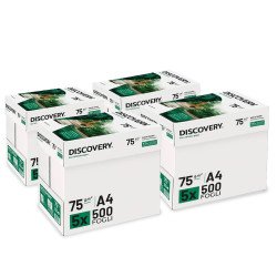 Carta A4 75 gr Discovery Navigator - 20 Risme Per Stampante, Ufficio, Fotocopie, Multiuso - Bianca Carta A4 75 gr Discovery Navigator - 20 Risme Per Stampante, Ufficio, Fotocopie, Multiuso - Bianca