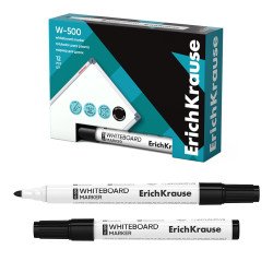 Pennarello per lavagna bianca ErichKrause W-500, colore inchiostro: nero (confezione da 12 pezzi) Pennarello per lavagna bianca ErichKrause W-500, colore inchiostro: nero (confezione da 12 pezzi)