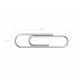Clip in metallo 200 pz nichelato Erichkrause - Alta resistenza e durata - Resistente alla corrosione - Colore nichelato - 28mm