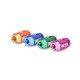 1 Temperamatite in plastica Erichkrause Joy - 1 foro da 8 mm - Lama a spirale in acciaio al carbonio - Clip di fissaggio - Colori assortiti