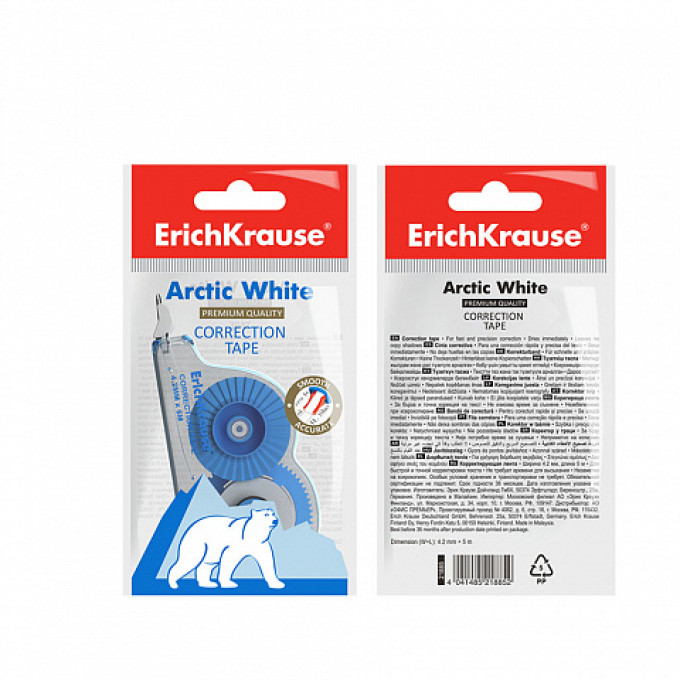 Correttore a Nastro ErichKrause Arctic White da 5m