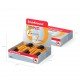 1 Evidenziatore fluorescente Erichkrause Visioline V-12 - Punta smussata - Inchiostro a base d'acqua - Colore arancione