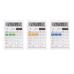Calcolatrice elettronica a 12 cifre ErichKrause Cc-352 - Display LCD - Funzioni matematiche di base - Memoria - Alimentazione solare - Vari colori Calcolatrice elettronica a 12 cifre ErichKrause Cc-352 - Display LCD - Funzioni matematiche di base - Memoria - Alimentazione solare - Vari colori