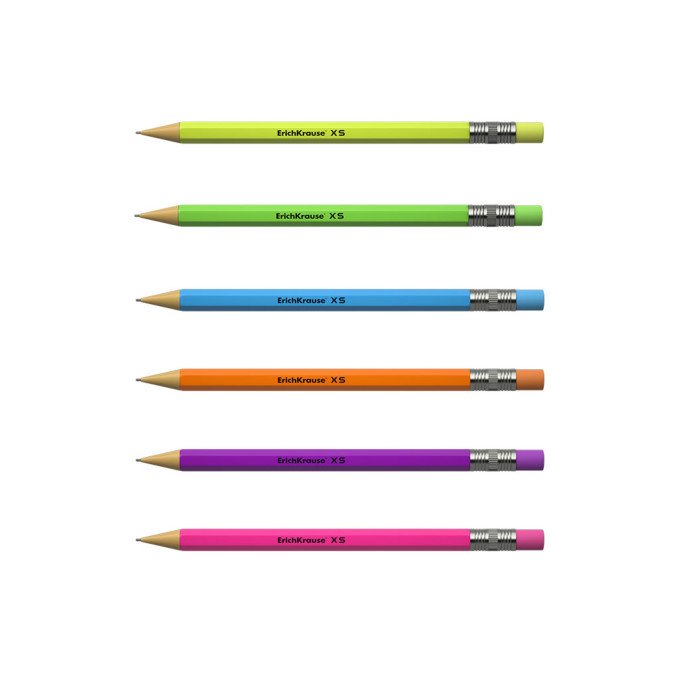 Set di 1 matita meccanica ErichKrause XS con 20 mine da 0,5 mm, HB (in confezione di plastica)