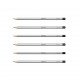 Set di 4 matite di grafite HB ErichKrause Jet Black, esagonali, con gomma