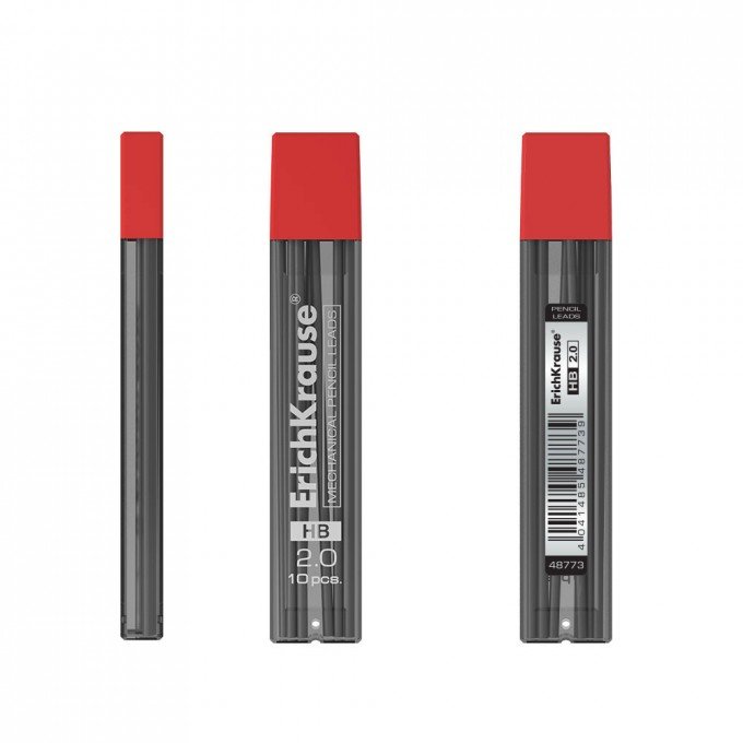 Mine ErichKrause MEGAPOLIS Concept per matite meccaniche 2,0 mm, HB (10 pz.)