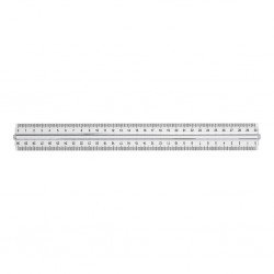 Righello in plastica con supporto ErichKrause Clear, 30 cm, trasparente Righello in plastica con supporto ErichKrause Clear, 30 cm, trasparente