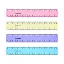 Righello pastello Erichkrause - 20 cm -  Colori assortiti Righello pastello Erichkrause - 20 cm -  Colori assortiti