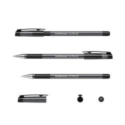 Penna a sfera ErichKrause ULTRA-30 Stick&Grip Original 0.7, tecnologia Super Glide, colore inchiostro: nero (confezione da 12 pezzi) Penna a sfera ErichKrause ULTRA-30 Stick&Grip Original 0.7, tecnologia Super Glide, colore inchiostro: nero (confezione da 12 pezzi)
