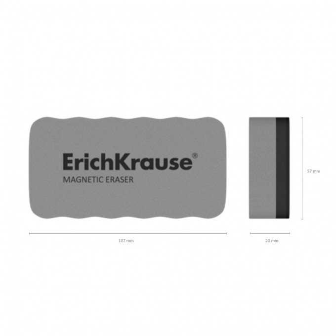 Cancellino magnetico per lavagna bianca ErichKrause 107x57mm