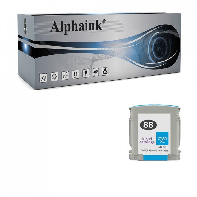 Cartuccia HP 88 C Ciano Compatibile
