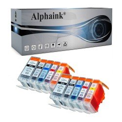 10 Cartucce Canon IP4000 Nero + Colore NO CHIP Compatibili  10 Cartucce Canon IP4000 Nero + Colore NO CHIP Compatibili