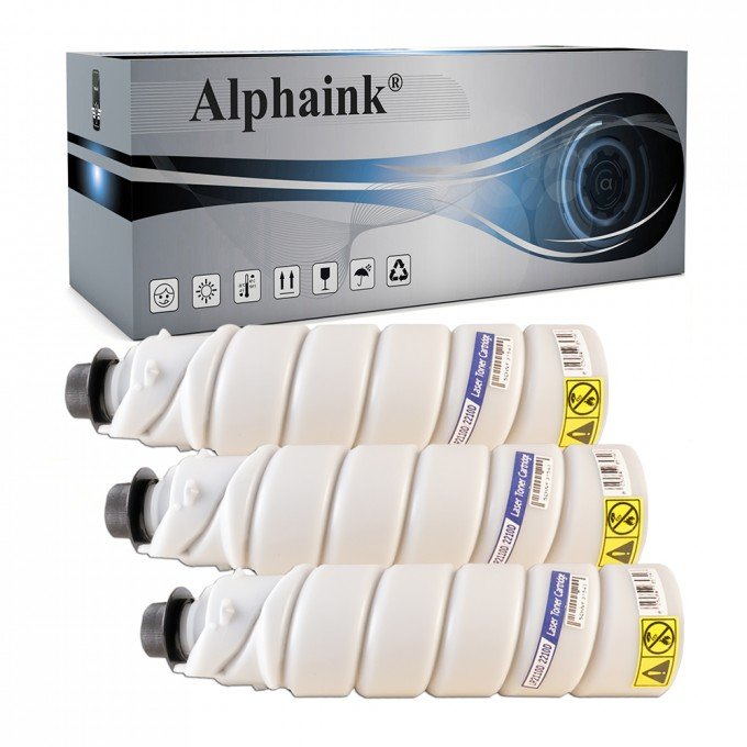  3 Toner Ricoh Aficio3-R-2210D Compatibili