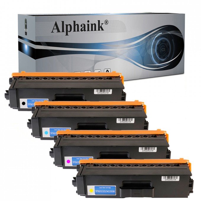 4 Toner Brother TN-325 Nero + Colore Compatibili 4 Toner Brother TN-325 Nero + Colore Compatibili