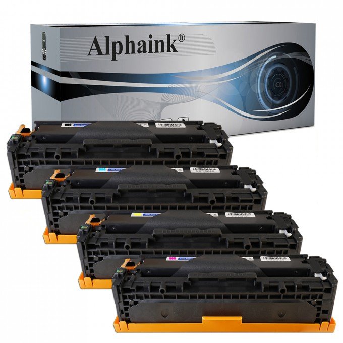 4 Toner Canon CRG 731H Nero e Colore Compatibili 4 Toner Canon CRG 731H Nero e Colore Compatibili