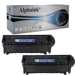 2 Toner Canon Q2612A 703 FX10 Nero Compatibili 2 Toner Canon Q2612A 703 FX10 Nero Compatibili