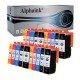 20 Cartucce Canon PGI-525 CLI-526 Nero + Colore Compatibili 20 Cartucce Canon PGI-525 CLI-526 Nero + Colore Compatibili