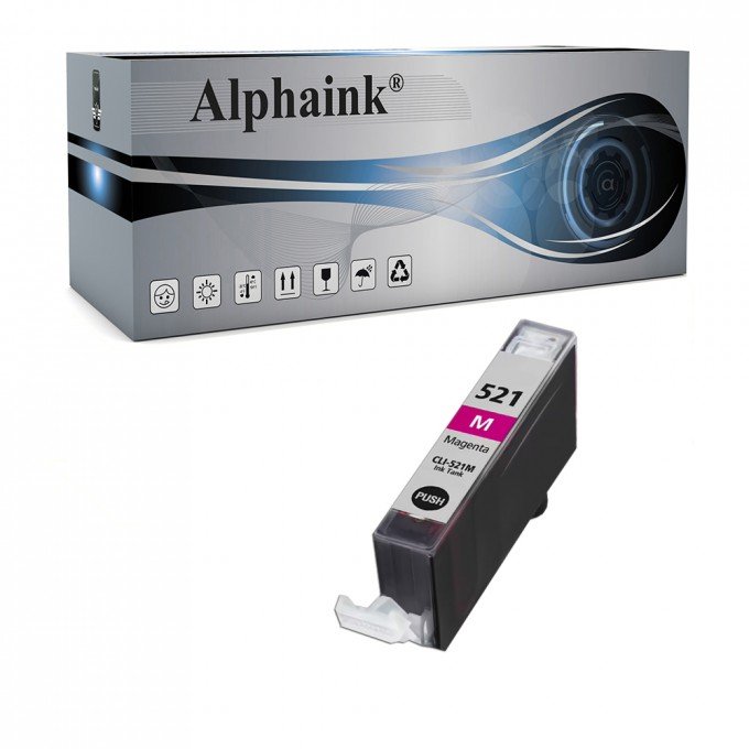 Cartuccia Canon CLI521-M 2935B001AA Magenta Compatibile Cartuccia Canon CLI521-M 2935B001AA Magenta Compatibile