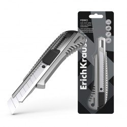 Taglierino ErichKrause in metallo con lama autobloccante, 18 mm  Taglierino ErichKrause in metallo con lama autobloccante, 18 mm