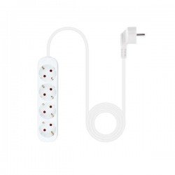 Multipresa 4 uscite Nanocable Regleta 4 Tomas - 1,4 m - Colore Bianco Multipresa 4 uscite Nanocable Regleta 4 Tomas - 1,4 m - Colore Bianco