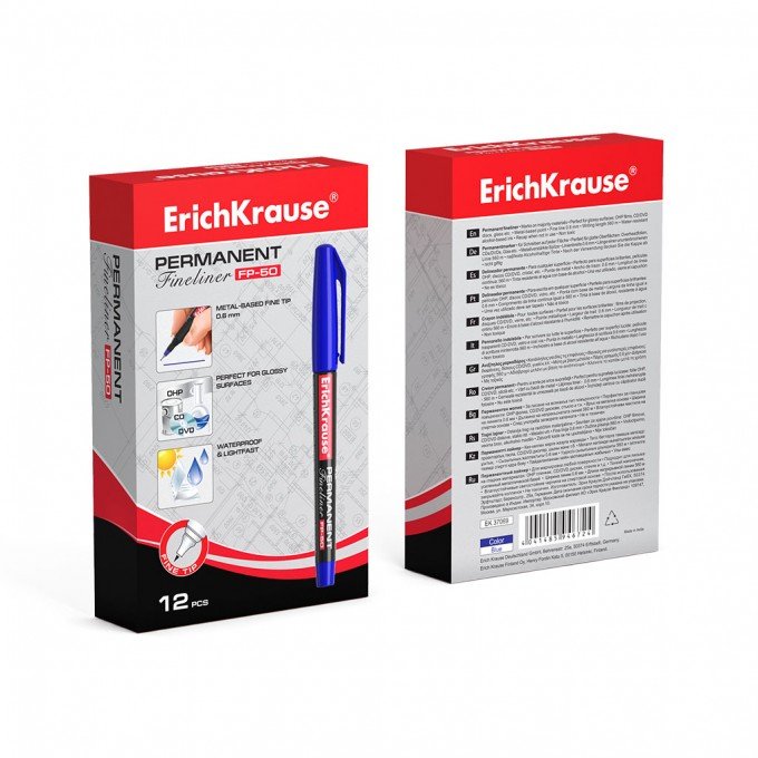 1 Marcatore permanente ErichKrause FP-50 Blu