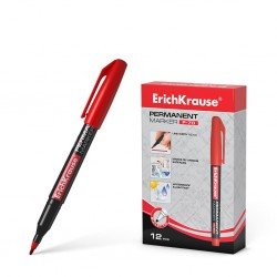 1 Marcatore permanente ErichKrause P-70, colore inchiostro: Rosso 1 Marcatore permanente ErichKrause P-70, colore inchiostro: Rosso