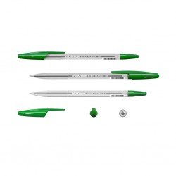 50 Penne a sfera Erichkrause R-301 Classic Stick 1.0 - Corpo esagonale trasparente - Punta da 1,0 mm - Inchiostro ad asciugatura rapida - Colore Verde 50 Penne a sfera Erichkrause R-301 Classic Stick 1.0 - Corpo esagonale trasparente - Punta da 1,0 mm - Inchiostro ad asciugatura rapida - Colore Verde
