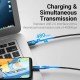 Adattatore OTG Vention da Micro USB a USB Type-C – Ricarica Rapida 3A e Trasferimento Dati 480Mbps