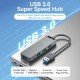 Hub USB 3.0 a 4 porte Vention – Espansione rapida e sicura per dispositivi USB