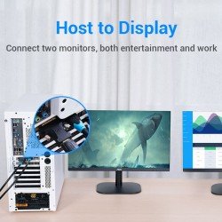 Adattatore HDMI Femmina a DVI (24+1) Maschio Vention – Nero, 1080p, Plug & Play Adattatore HDMI Femmina a DVI (24+1) Maschio Vention – Nero, 1080p, Plug & Play