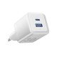 Caricatore Vention Bianco GaN 2 Porte USB-C + USB-A 30W/30W – Spina EU – Ricarica Rapida e Compatta
