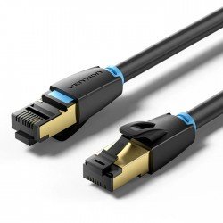 Cavo Ethernet Vention Cat 8 SFTP 1 Metro – 40Gbps, 2000MHz, RJ45 schermato – Alta velocità per gaming, streaming e reti professionali Cavo Ethernet Vention Cat 8 SFTP 1 Metro – 40Gbps, 2000MHz, RJ45 schermato – Alta velocità per gaming, streaming e reti professionali
