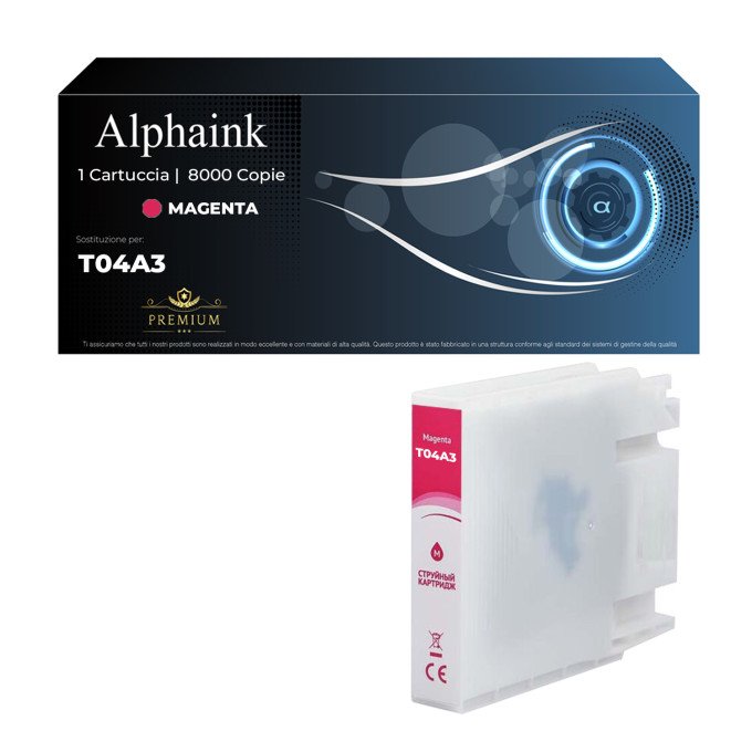 Cartuccia compatibile Epson T04A3 Magenta