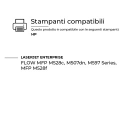 Toner rigenerato da originale HP 89X CF289X Nero CON CHIP