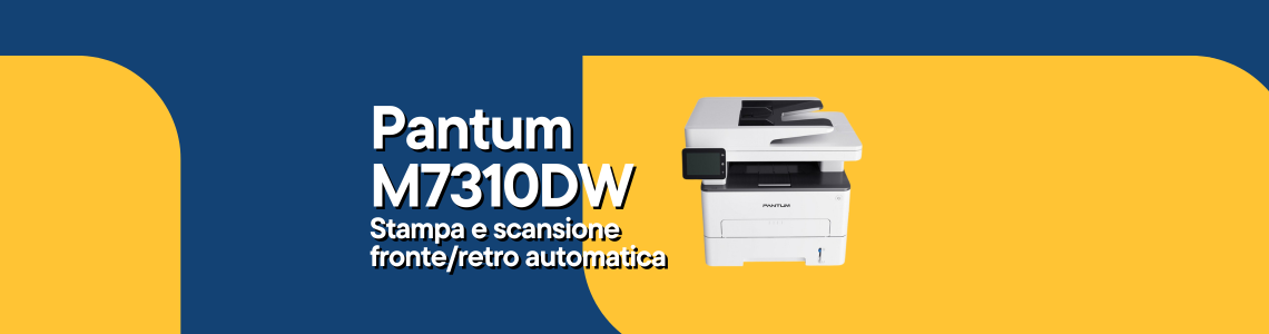 Scansione fronte/retro automatica: ecco la stampante Pantum M7310DW