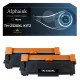 2 Toner Brother TN-2320XL TN2320XL Alta Capacità Nero Compatibili