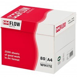 Carta A4 80 gr MM FLOW EXCELLENT - 5 Risme Per Stampante, Ufficio, Fotocopie, Multiuso - Bianca Carta A4 80 gr MM FLOW EXCELLENT - 5 Risme Per Stampante, Ufficio, Fotocopie, Multiuso - Bianca