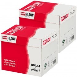 Carta A4 80 gr MM FLOW EXCELLENT - 10 Risme Per Stampante, Ufficio, Fotocopie, Multiuso - Bianca Carta A4 80 gr MM FLOW EXCELLENT - 10 Risme Per Stampante, Ufficio, Fotocopie, Multiuso - Bianca