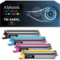4 Toner Brother TN-248 XL Nero Ciano Magenta Giallo CON CHIP Compatibile 4 Toner Brother TN-248 XL Nero Ciano Magenta Giallo CON CHIP Compatibile