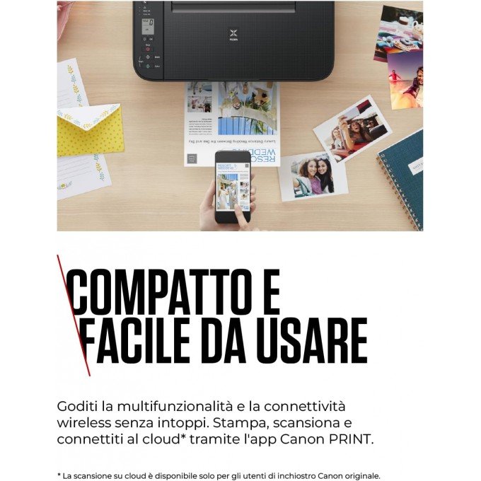 Stampante Multifunzione Canon PIXMA TS 3350 – Wi-Fi, Stampa, Scansione e Copia
