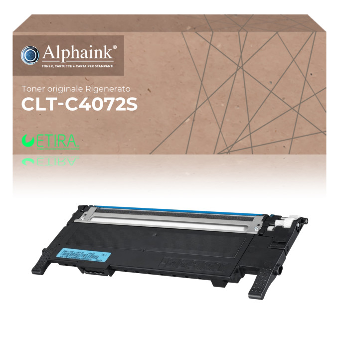 Toner rigenerato da originale Samsung CLT-C4072S Ciano