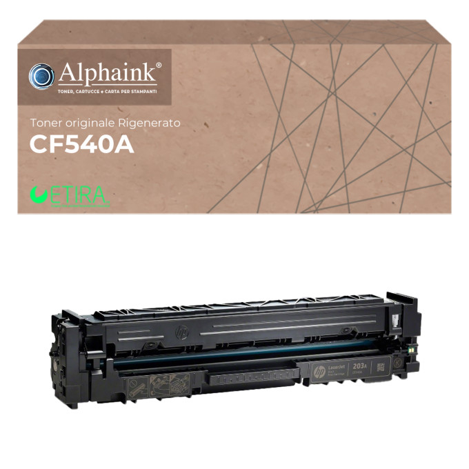 Toner Originale Rigenerato HP CF540A 203A Nero