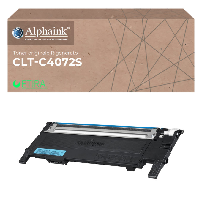 Toner Originale Rigenerato Samsung CLT-C4072S Ciano