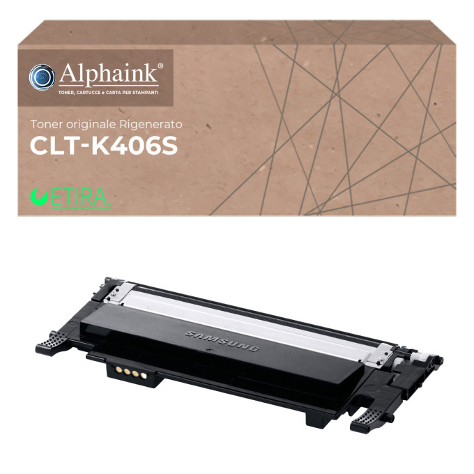 Toner Originale Rigenerato Samsung CLT-K406S SU118A Nero