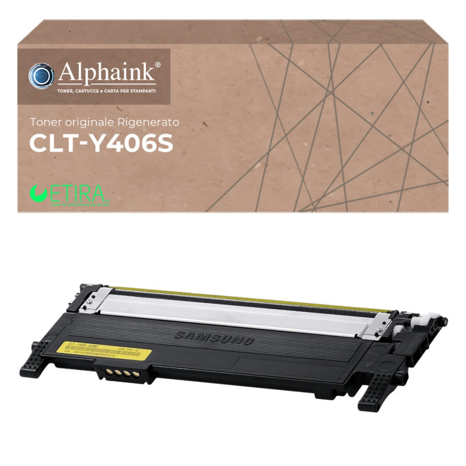 Toner Originale Rigenerato Samsung CLT-Y406S SU462A Giallo