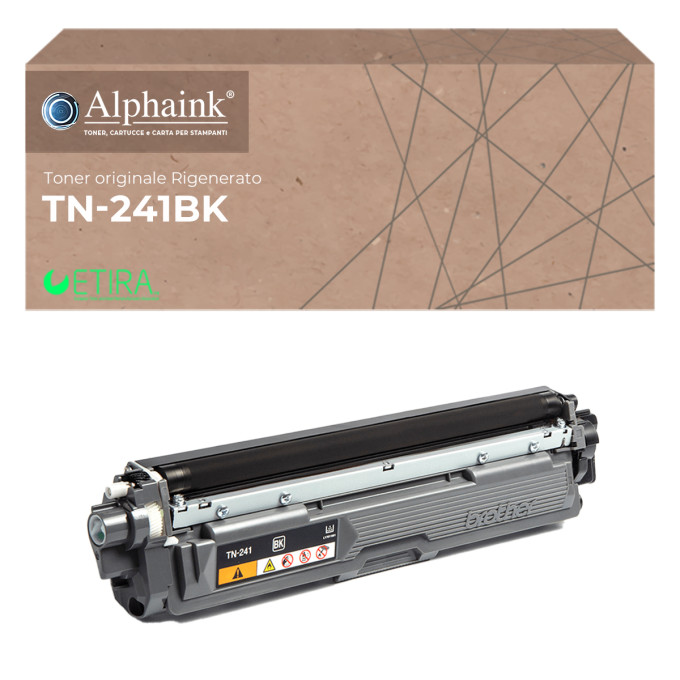 Toner Originale Rigenerato Brother TN-241 TN-245BK Nero 