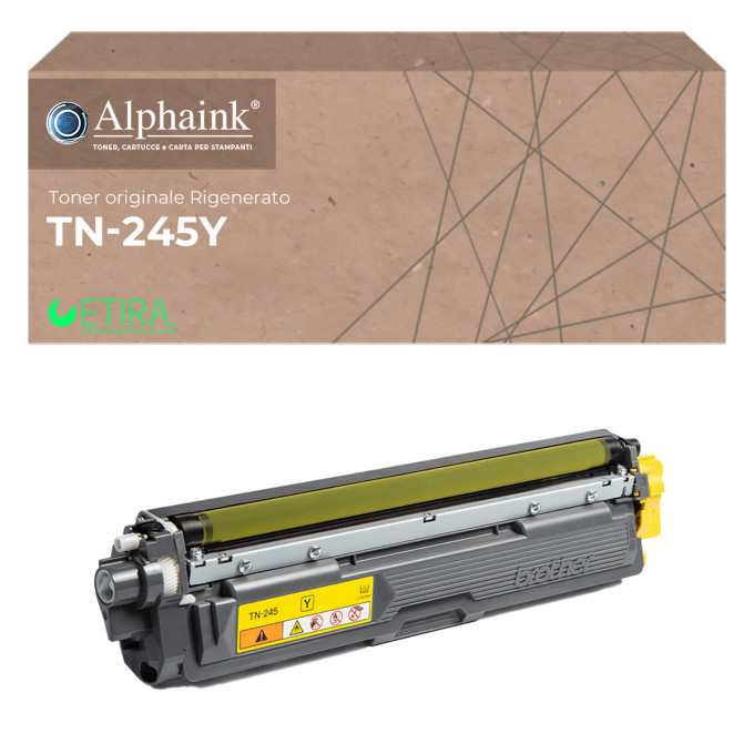 Toner Originale Rigenerato Brother TN-245Y Giallo 