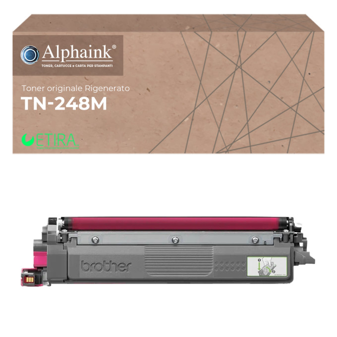 Toner Originale Rigenerato Brother TN-248-M Magenta