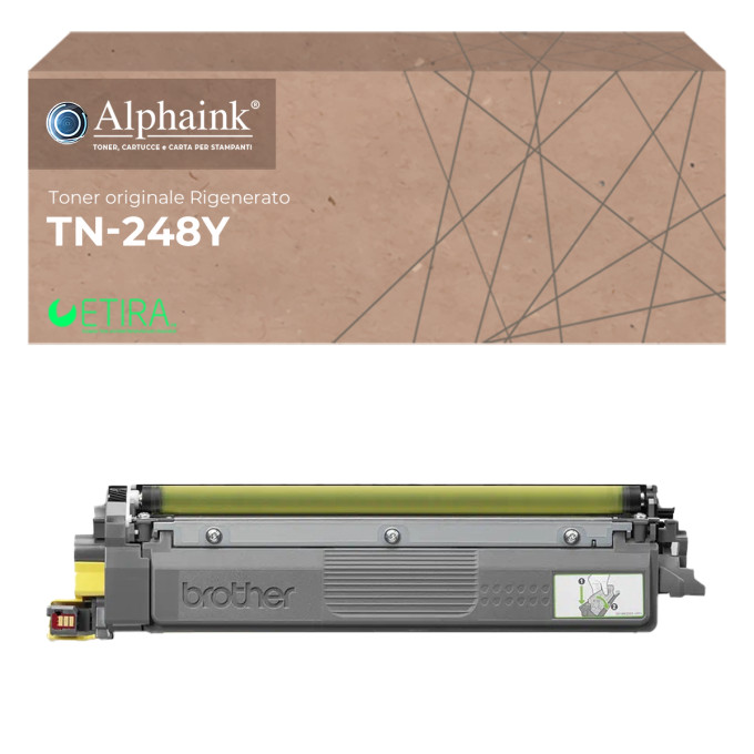 Toner Originale Rigenerato Brother TN-248-Y Yellow