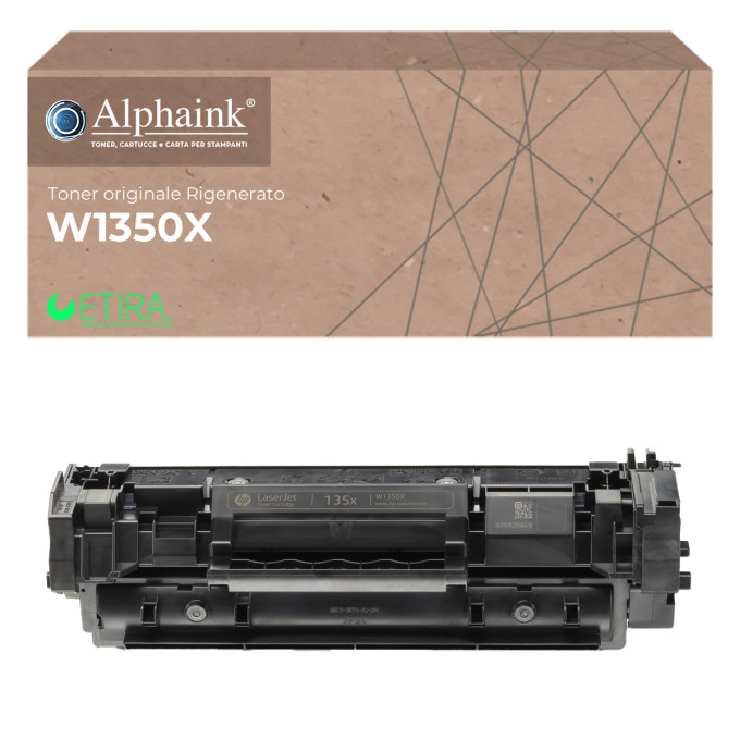 Toner Originale Rigenerato HP W1350X 135X Nero